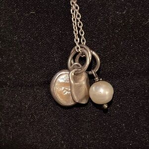 Baroni Silver Charm Style Necklace